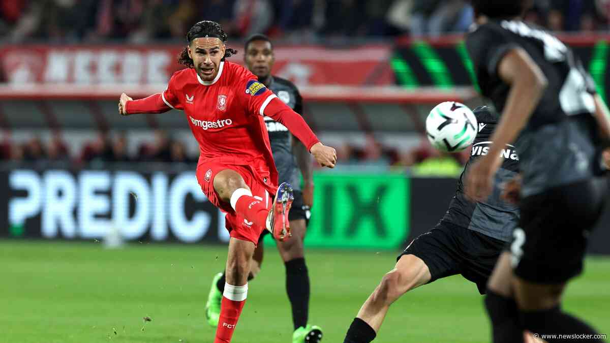 FC Twente viert jubileumwedstrijd met zuinige zege op tiental FC Thun in Conference League