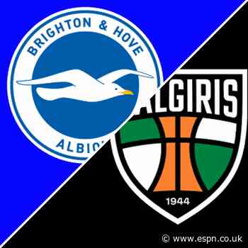 Rutter hits brace as Brighton cruise past Kauno Zalgiris