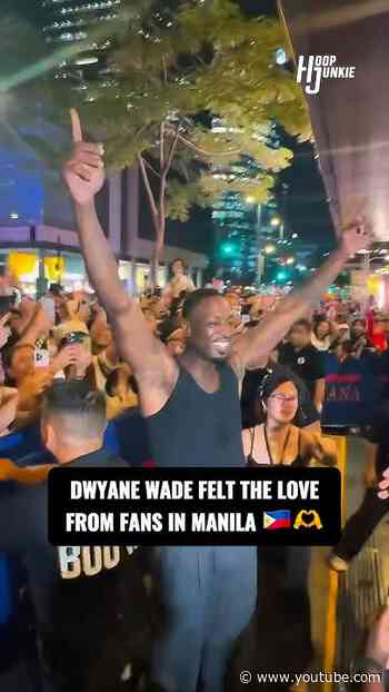 Dwyane Wade feels THE LOVE during first visit to Philippines!