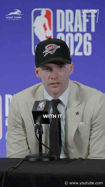 The MOMENT Bennett Stirtz became a member of the Oklahoma City Thunder!