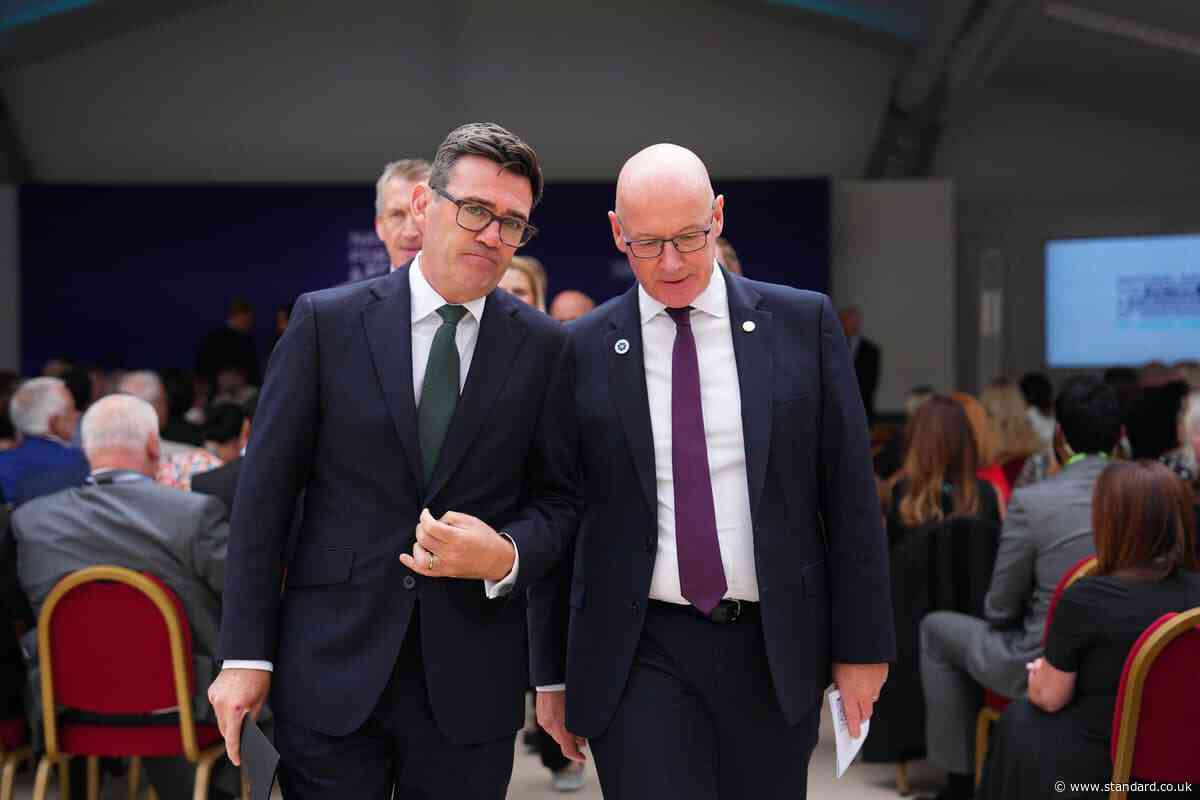 Burnham to call on Swinney to work together to spread devolution across Scotland