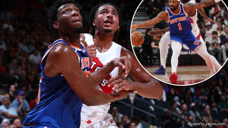 Two players remain in battle for final Knicks roster spot