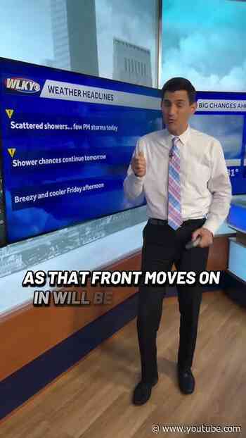 Thursday weather: Warm and rainy #louisville