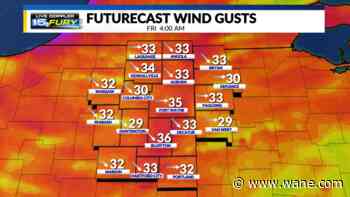 Much colder tomorrow and windy, too