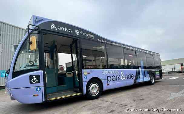 Shrewsbury’s Meole Brace Park and Ride service secured for the next three years