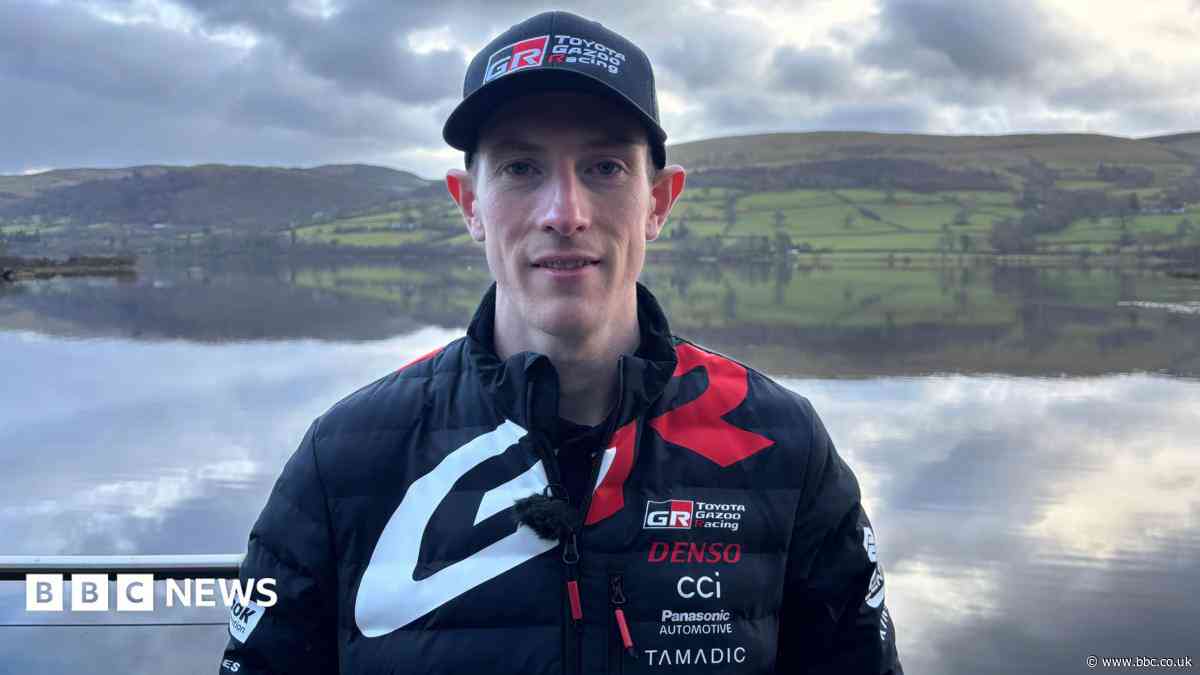 Rally champion gets hero's welcome in home county