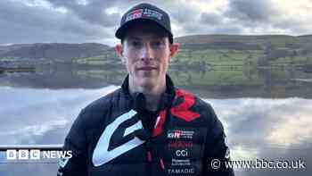 Rally champion gets hero's welcome in home county