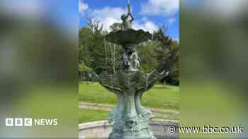 Theft of 'unique' £10k fountain investigated