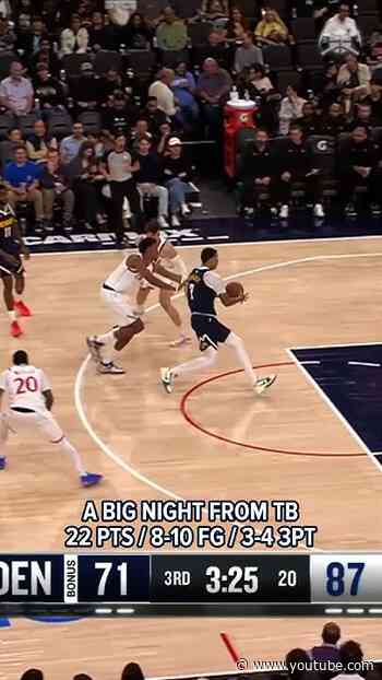 Rook got after it 🫡  #nba #denvernuggets #basketball