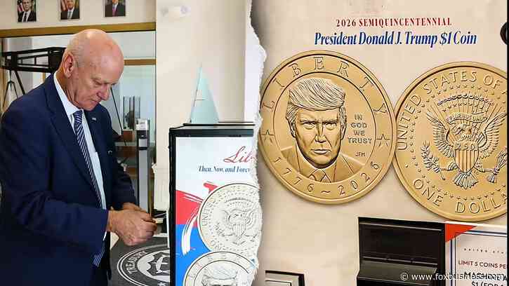 Treasury shows off new Trump dollar coin, urges Americans to spend it at liberal coffee shops