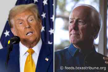 Trump says John Cornyn and Karl Rove to blame if Ken Paxton loses Senate race