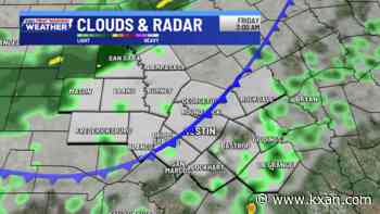 Cold front arrives bringing showers and temp drop