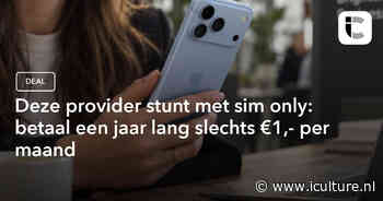 Deze provider stunt met sim only: betaal een jaar lang slechts €1,- per maand
