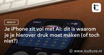 Je iPhone zit vol met AI: dit is waarom je je hierover druk moet maken (of toch niet?)