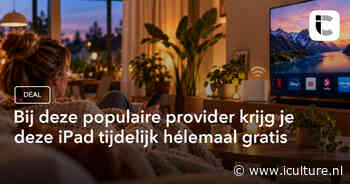 Bij deze populaire provider krijg je deze iPad tijdelijk hélemaal gratis