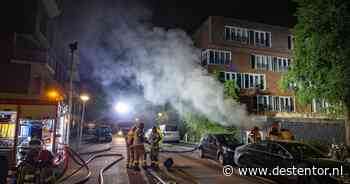 55 woningen midden in de nacht ontruimd na grote brand in parkeergarage Amsterdam