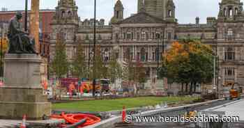 George Square £24million redevelopment moves forward as turf put down