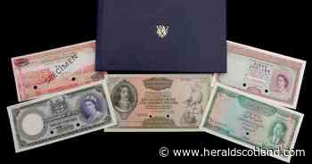 Banknotes donated to Edinburgh charity shop fetch £85,000 at auction
