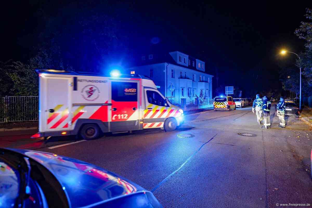 Einsatz in Glauchau für Feuerwehr und Rettungsdienst: Großes Aufgebot rückt Donnerstagabend aus