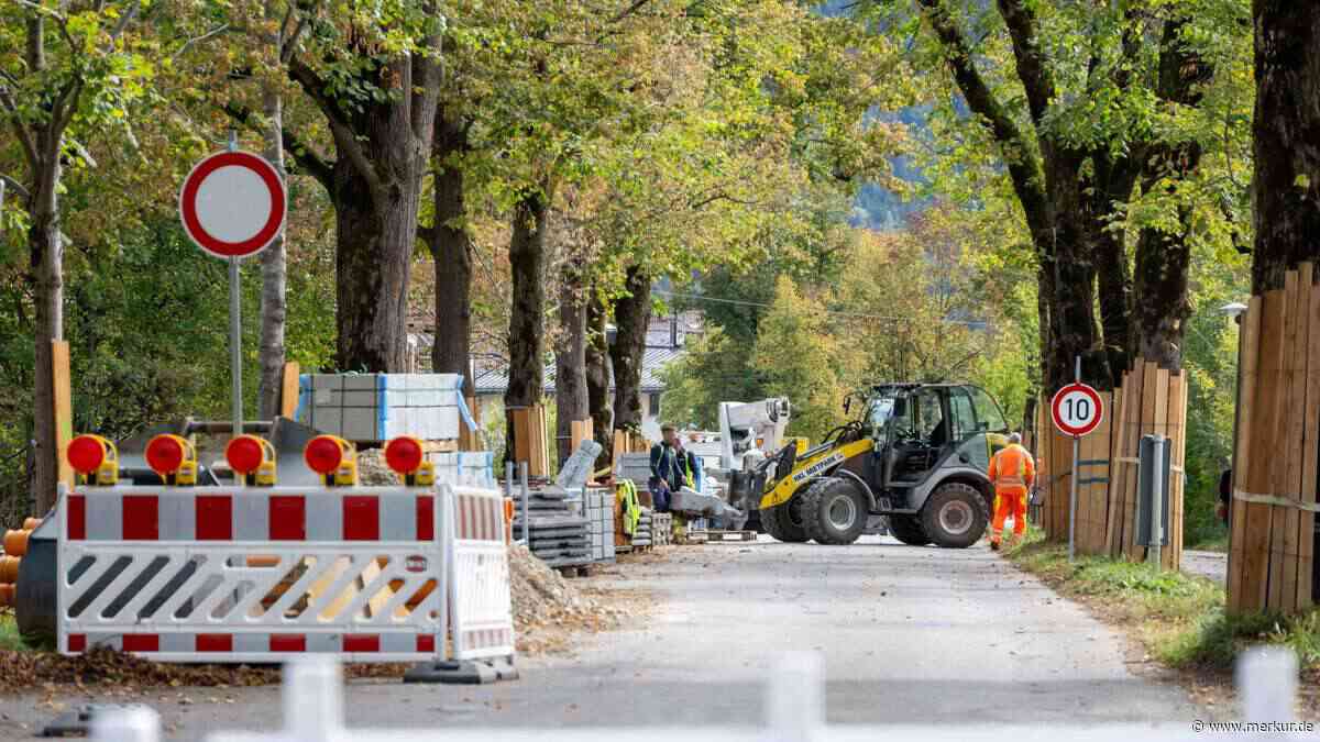 B307-Vollsperrung dauert länger: Schlechter Untergrund erzwingt Vollausbau