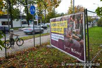 Nach Baustellen-Kritik von Gastronomen: Plakate werben für Chemnitzer Innenstadt