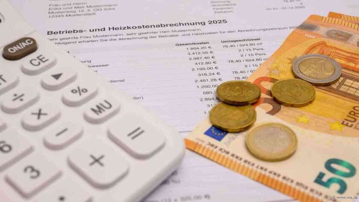 Nebenkostenabrechnung 2025: Vermieter haben bis 31. Dezember 2026 Zeit