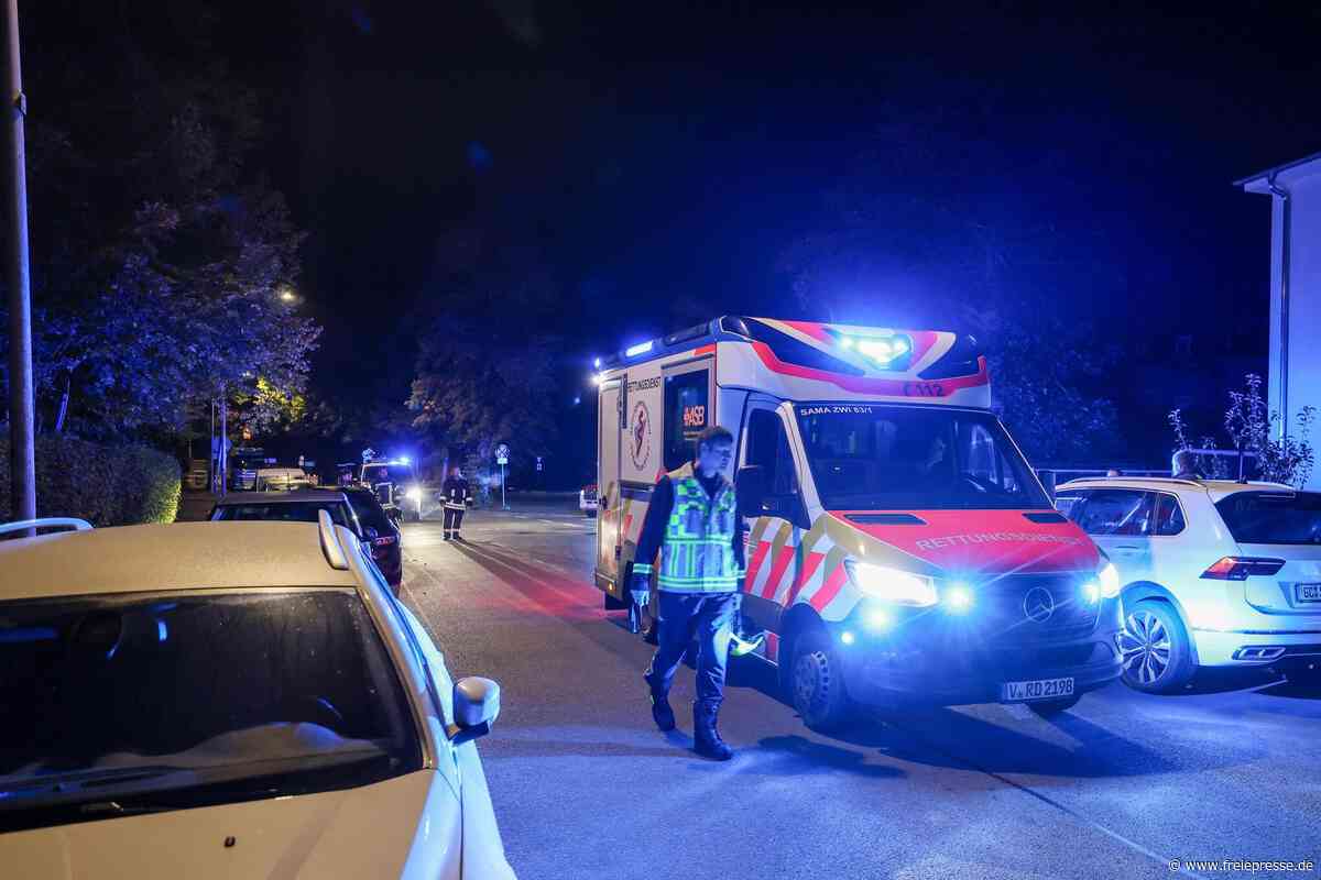 Großeinsatz in Glauchau für Feuerwehr und Rettungsdienst: Polizei ermittelt wegen Notruf-Missbrauch