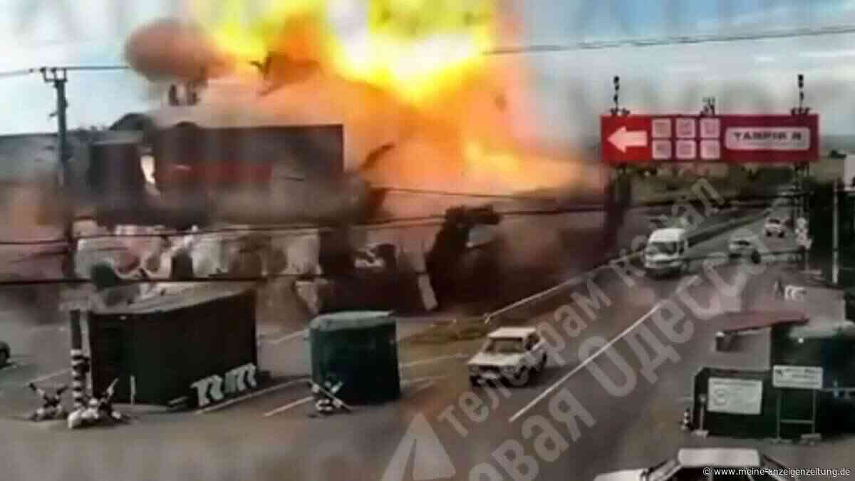Drohne zerstört Supermarkt nahe Odessa