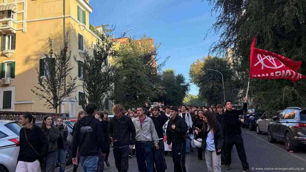 Schülerproteste auch in Italien