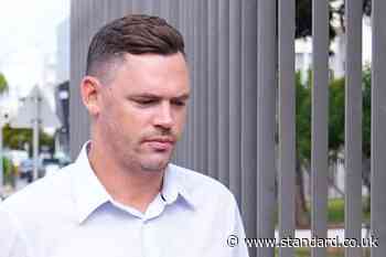 British man holds back tears as he's handed £2,500 fine over son's window-fall death at Cyprus hotel