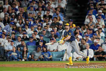 Brewers sweep Dodgers to reach World Series for first time in 44 years