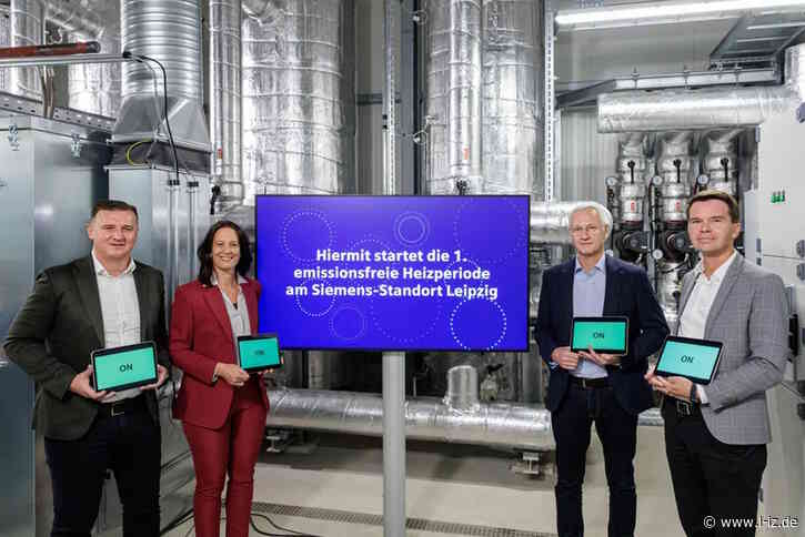 Wärmepumpen ersetzen fossile Heizung: Wärmeversorgung im Siemens-Werk Leipzig ist jetzt CO₂-frei