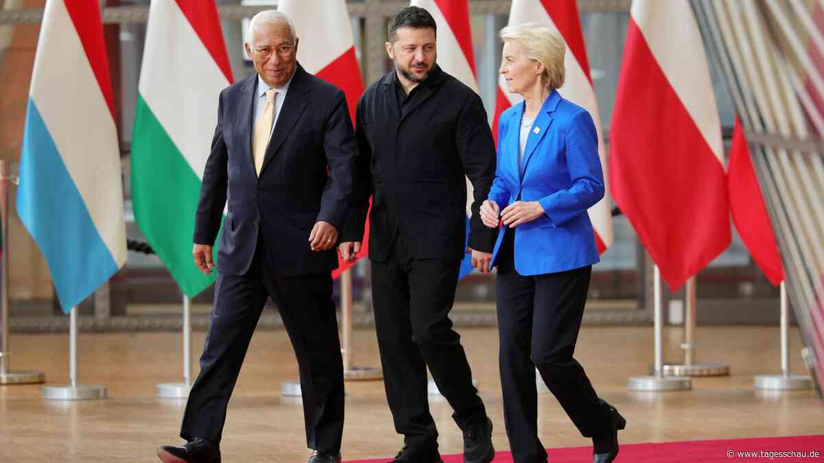 EU-Spitzen stärken Selenskyj den Rücken