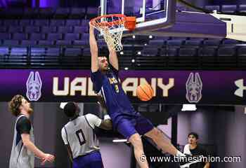 French forward Bussing adds European flair to UAlbany basketball as he adapts to 'physicality' of American game