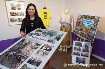 Steile Wand in Meerane: Die bekannteste Straße der Stadt bekommt eine Ausstellung