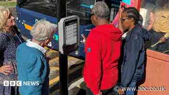 Audio bus displays a 'game changer' says blind man