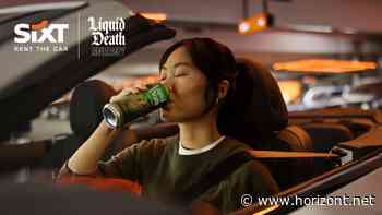 US-Kampagne: So crazy feiert Sixt zusammen mit Liquid Death das "erste Mal"