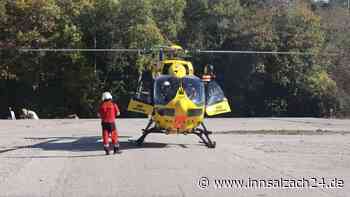Rettungshubschrauber bei Betriebsunfall in Waldkraiburg gefordert
