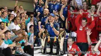 The top 10 driver/team combination wins in F1 history
