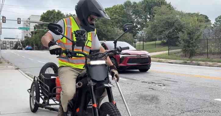 Atlanta's "Magnet Man" continues mission to clear streets of scrap metal