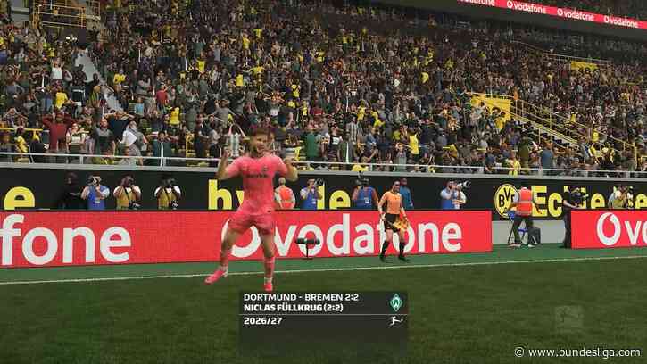 EA Recreated: Füllkrugs Kopfball bringt Bremen den Punkt