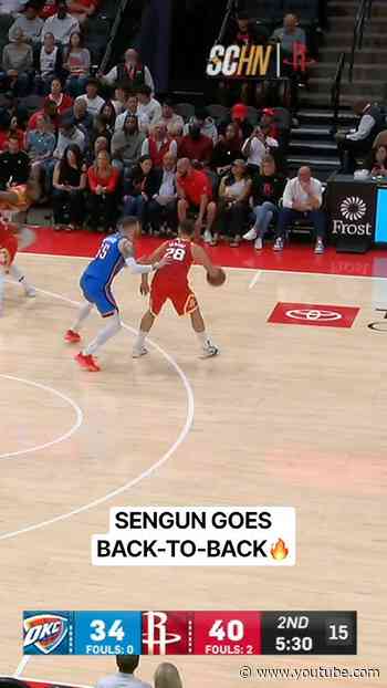 Alperen Sengun Throws Down Two Big Dunks With Both Hands 🔥