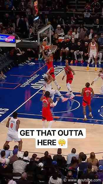 Scottie Barnes Denies The Layup Before Collin Murray-Boyles Throws It Down 😤🔥