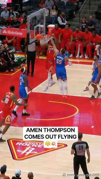 Amen Thompson Takes Flight In The First 5 Minutes 🚀🔥