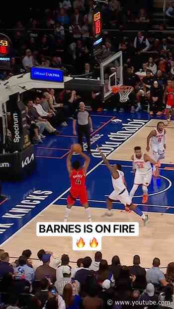Scottie Barnes Goes 4-For-4 To Start😮‍💨