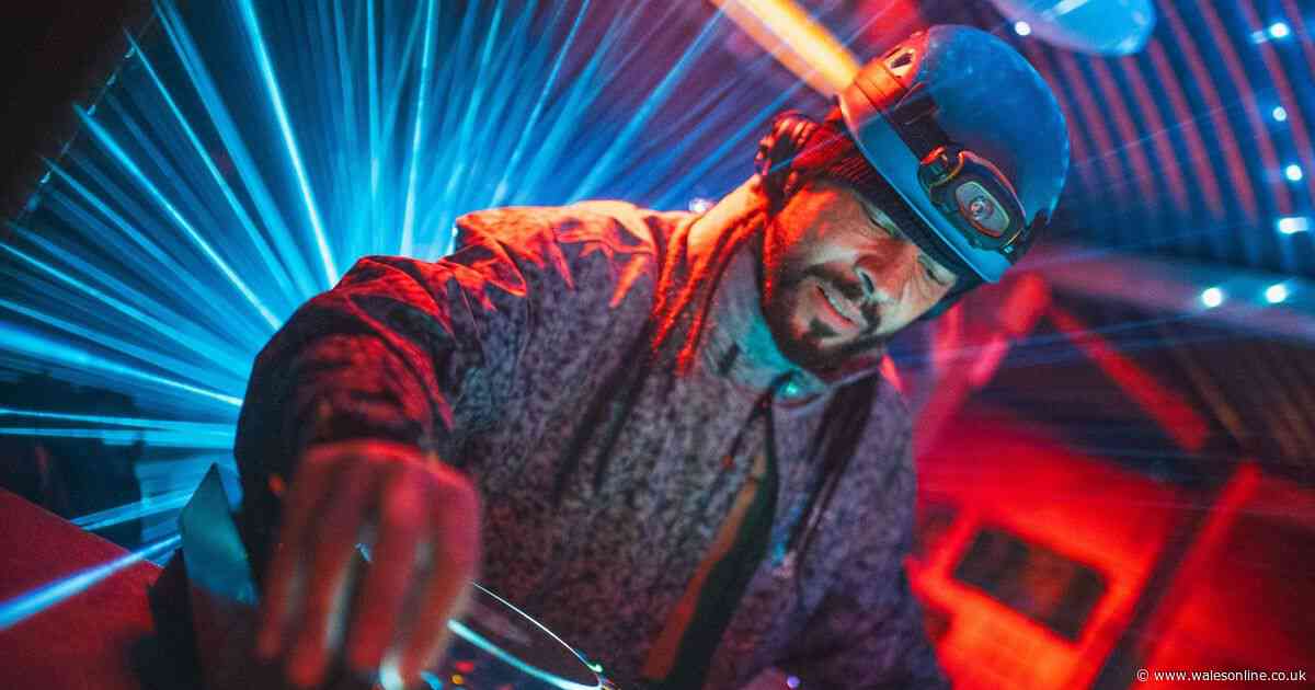 Roni Size had a rave in an abandoned Welsh mine where dancers had a two-hour descent to party