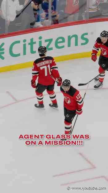 And the kick is good. 🙌 #shorts #njdevils #codyglass #devilsvsrangers #agentcodybanks #hockey #nhl