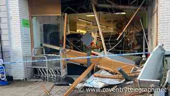 Telehandler used in ATM ram raid as Warwickshire Co-op store left wrecked