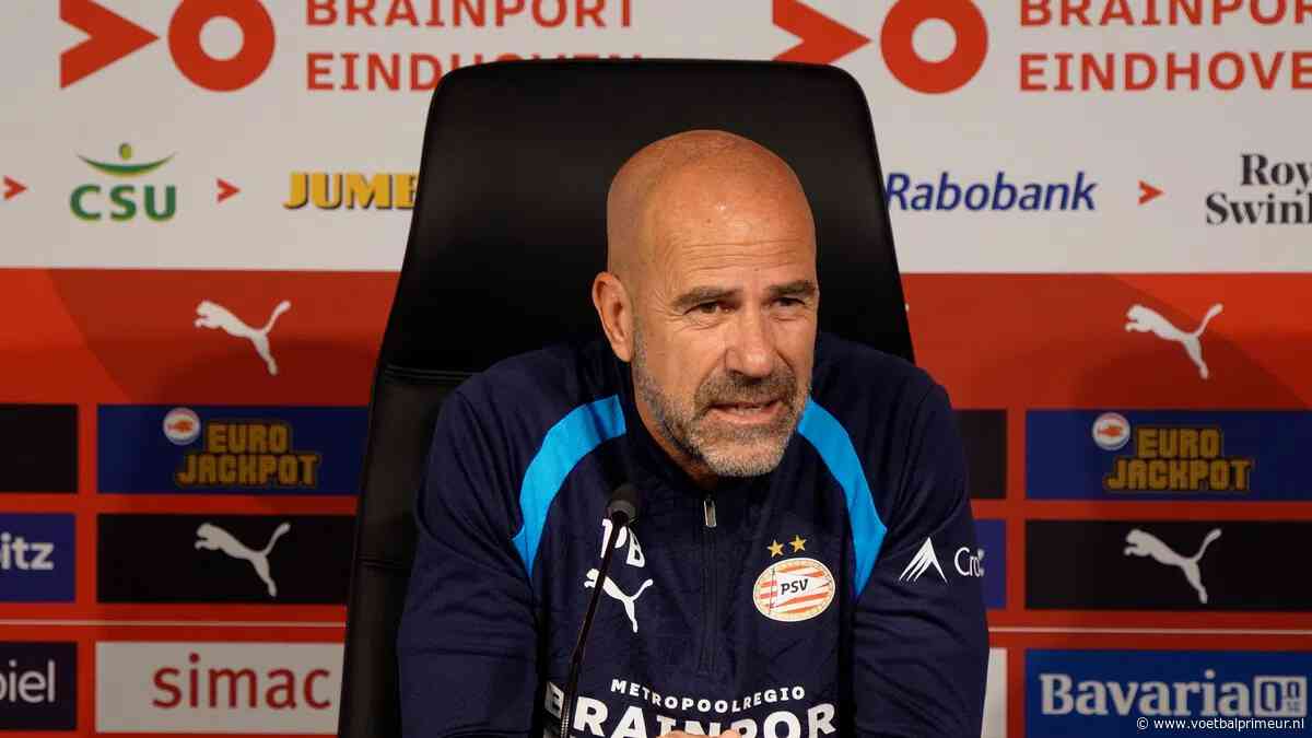 Bosz geeft update over geblesseerde PSV'er: ‘Ergens in het nieuwe kalenderjaar’