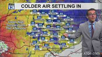 Chilly and windy start to Friday